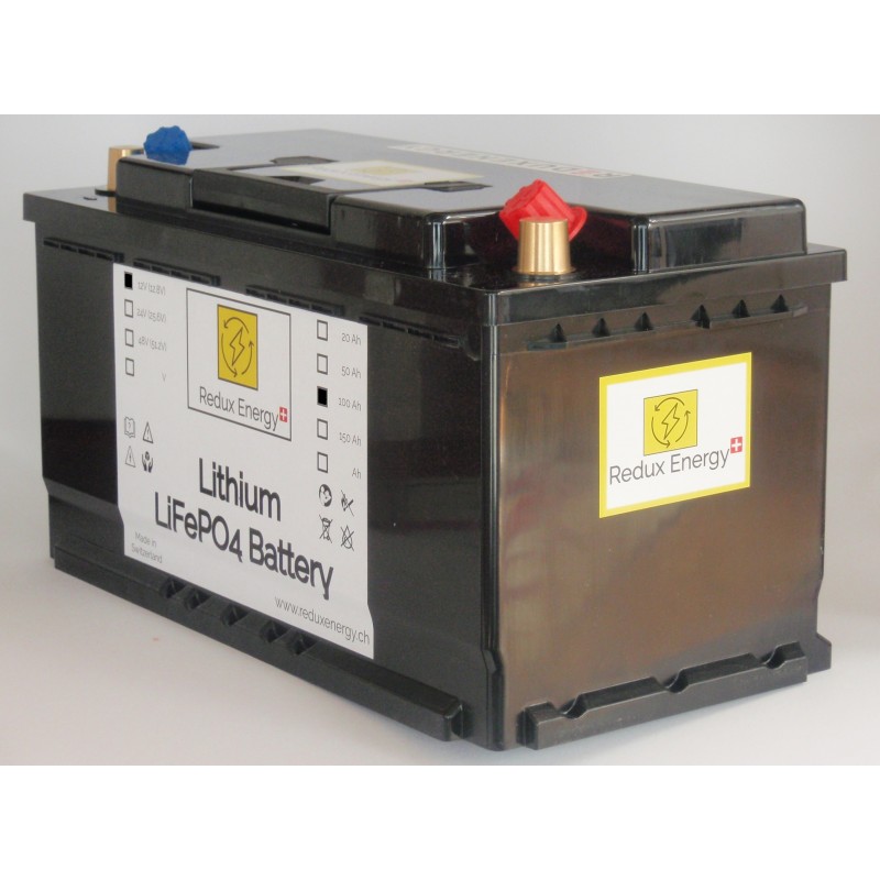Lithium-Akku100 Ah 12 Volt kaufen (entspricht ca. 200Ah) –  LiFePo4-Solarbatterie – ideal für Wohmobil