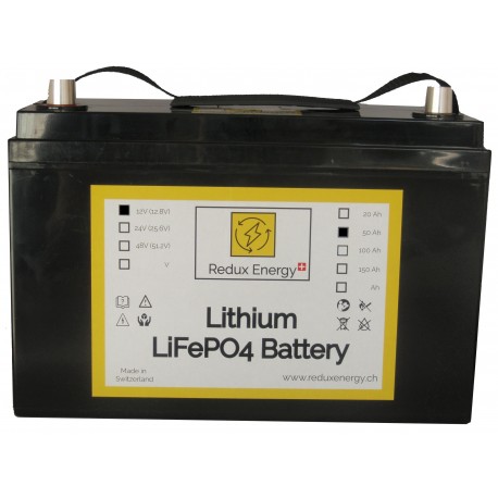 LiFePO4 Lithium Batterie 12V 50Ah